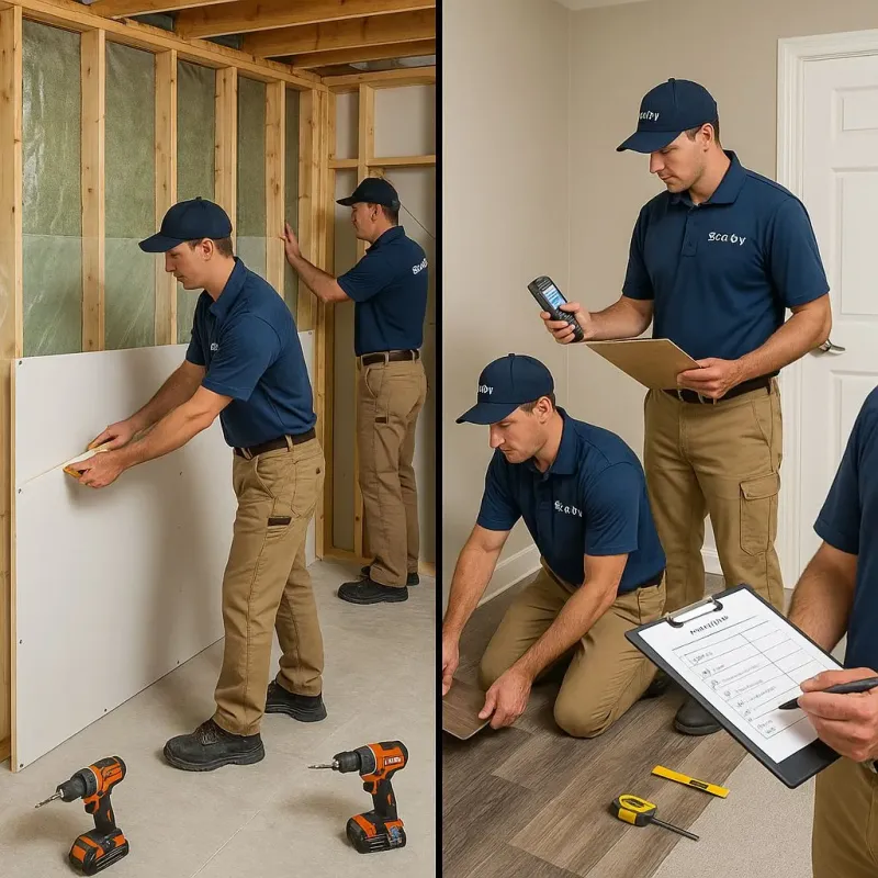 Repairs and Reconstruction process in King County, TX